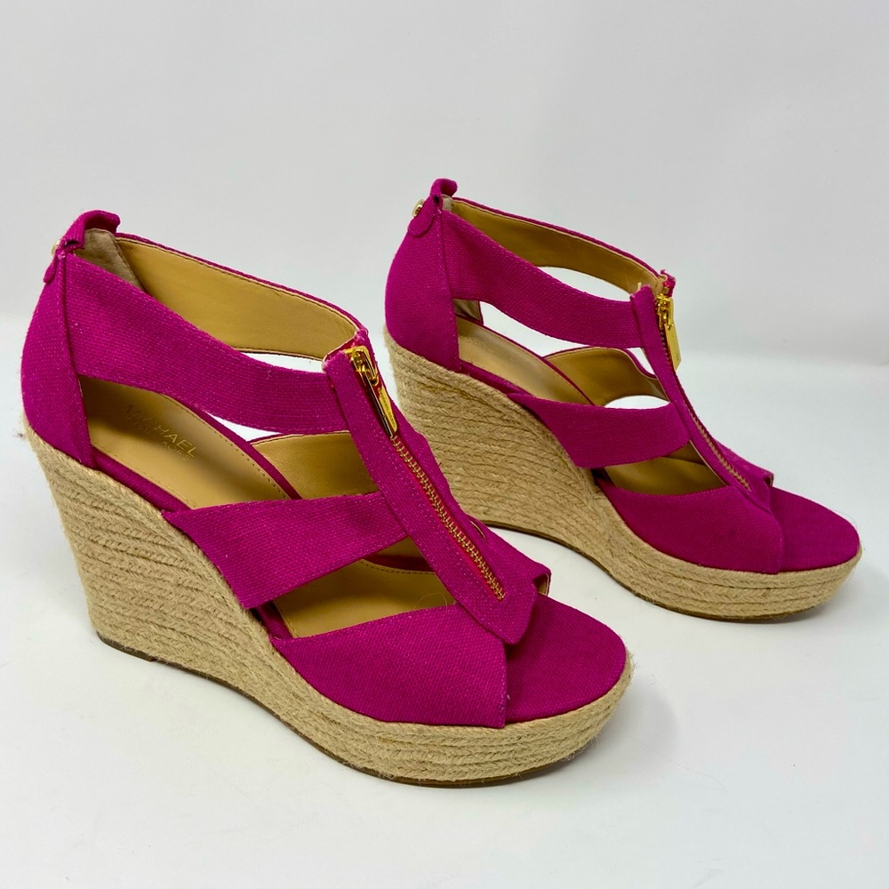 MICHEAL BY MICHAEL KORS Berkeley Espadrille Wedge Platform Sandals